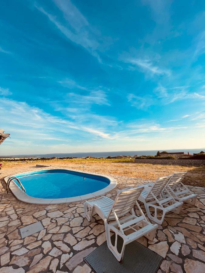 Beautiful Secluded Area Near Novalja Vacation House With Pool And Sea View Villa Lara المظهر الخارجي الصورة