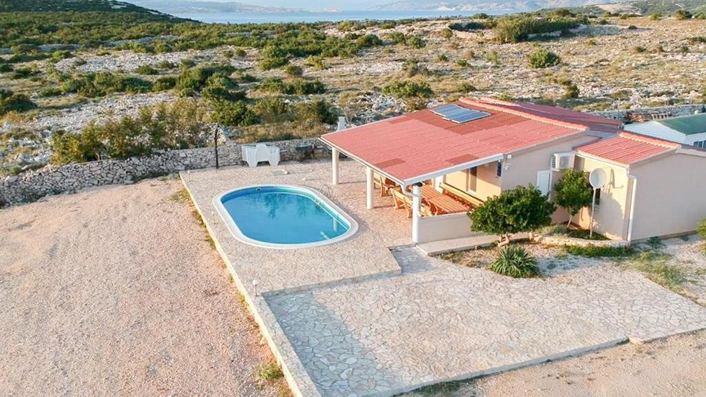 Beautiful Secluded Area Near Novalja Vacation House With Pool And Sea View Villa Lara المظهر الخارجي الصورة
